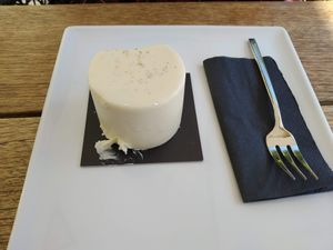 Yuzu pastry at Fetiche in Ljubljana