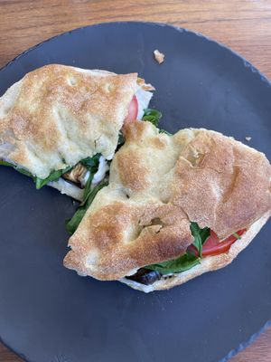 vegan panini   at Fetiche in Ljubljana