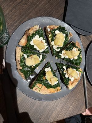 Vegan Gourmet pizza  at Fetiche in Ljubljana