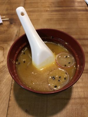 soup of the day at Sato Bento in Ljubljana