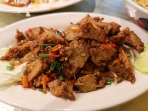 Salt n Pepper Beancurd at Pureland Vegetarian in Bandar Seri Begawan