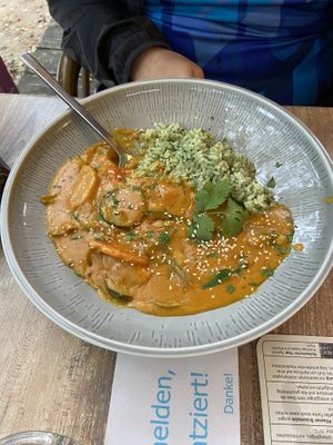 Curry at Das Pfannkuchenhaus Deluxe in Mirow