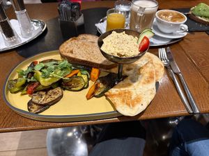 Vegan breakfast  at Cafe Seegasse in Zell Am See