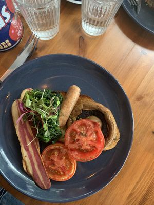Vegan breakfast at New Ground in Harlow