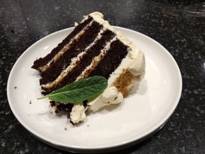 Chocolate Maple cake at Seva - Ann Arbor in Ann Arbor