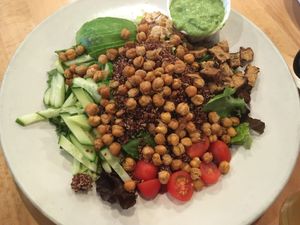 vegan cobb salad at Seva - Ann Arbor in Ann Arbor