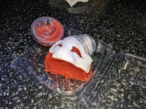 Strawberry cake at Seva - Ann Arbor in Ann Arbor