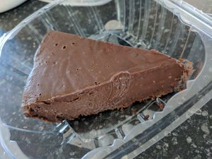 Chocolate cheesecake (best I've ever had) at Seva - Ann Arbor in Ann Arbor