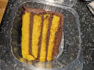 Yellow cake (vegan) at Seva - Ann Arbor in Ann Arbor