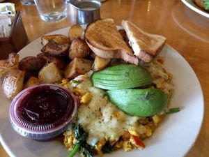 California scramble (vegan, with tofu) at Seva - Ann Arbor in Ann Arbor