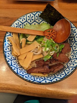 "Duck" ramen at Umaii in Dresden