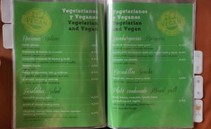 Menu at Duas Ruas Bodeguilla in Melide