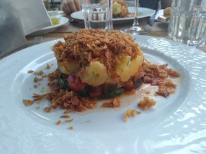 Parmentier vegan at Gill Côté Bistro in Rouen