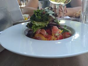 Ceviche vegan at Gill Côté Bistro in Rouen
