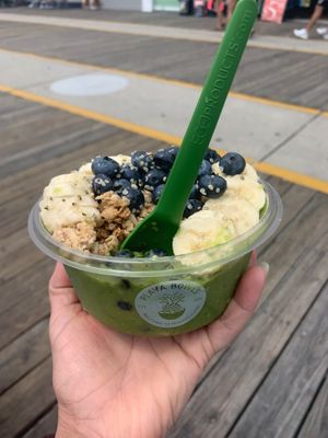 Hemp Green Bowl (without Agave) at Playa Bowls in Wildwood
