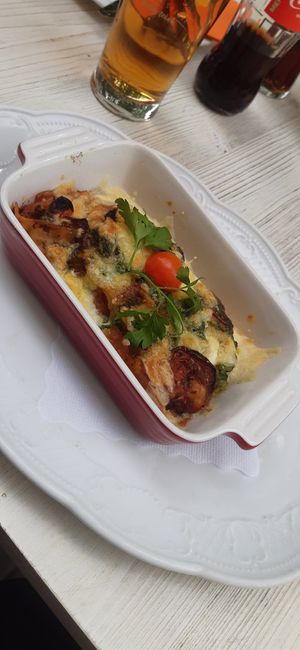 Lasagna at Schönbrunner Stöckl in Vienna