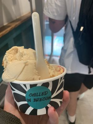   at Llanfaes Dairy Ice Cream Bar in Brecon