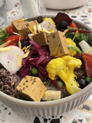 Buddah bowl  at Szimply in Budapest