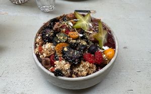 Acai bowl  at Szimply in Budapest