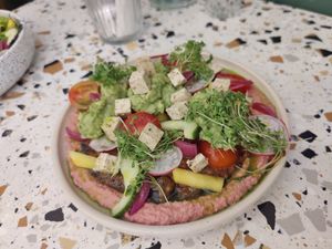 Added avocado cream. It's quite small addition I would skip next time at Szimply in Budapest