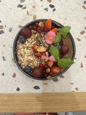 acai bowl  at Szimply in Budapest