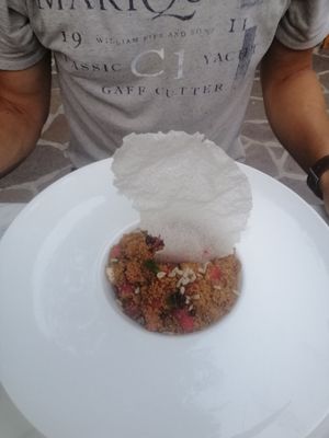 Couscous de fruits rouges at Nook in Stari Grad