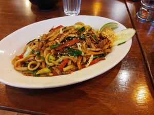 Udon noodles at Be Heroes in Schlieren