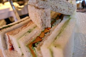 vegan sandwiches  at Windows in Geneva