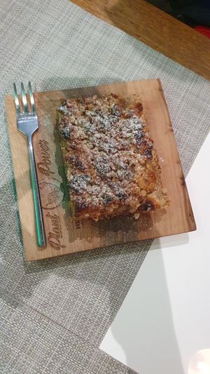 Lazy apple pie at Plant Power in Novi Sad