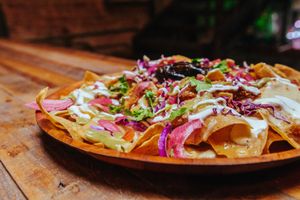 Plant-Based Nachos  at Lick It Up - Spider House in Austin