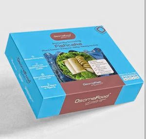 100% plant based Fish cake at OsomeFood in Northeast Singapore