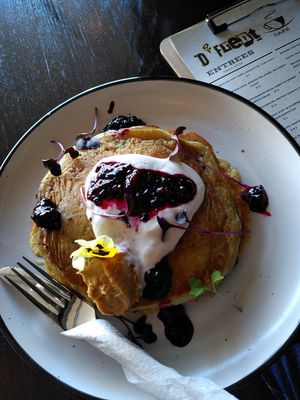 PANCAKES! at Dfrent Cafe in Victoria Park