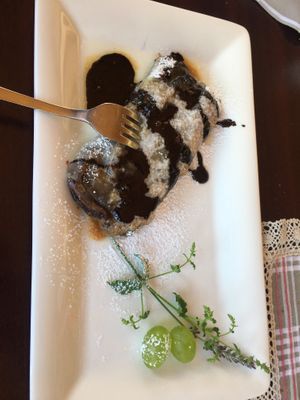 vegan chocolate roll  at Hotel Tripič in Radovljica