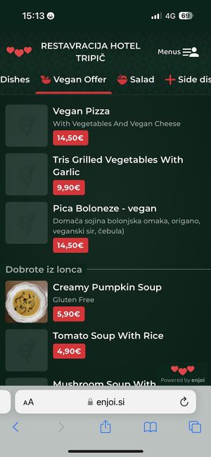  at Hotel Tripič in Radovljica