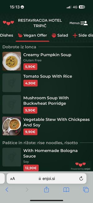  at Hotel Tripič in Radovljica