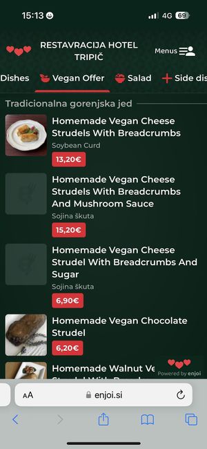  at Hotel Tripič in Radovljica