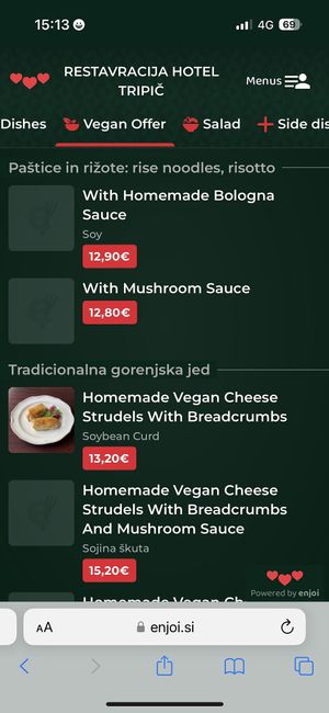  at Hotel Tripič in Radovljica