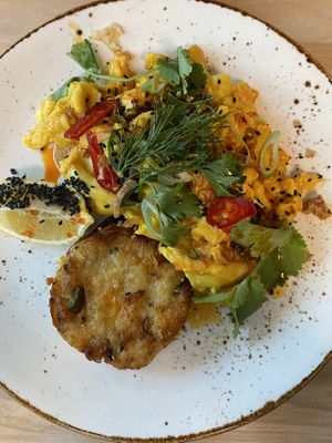 Chilli scrambles 😋 at Mamma Says in Fairfield