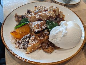 Waffles at Mamma Says in Fairfield