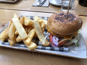 The Impossible Chicken Burger! at Mamma Says in Fairfield