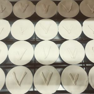 Getting our vegan pie on! at Mamma Says in Fairfield