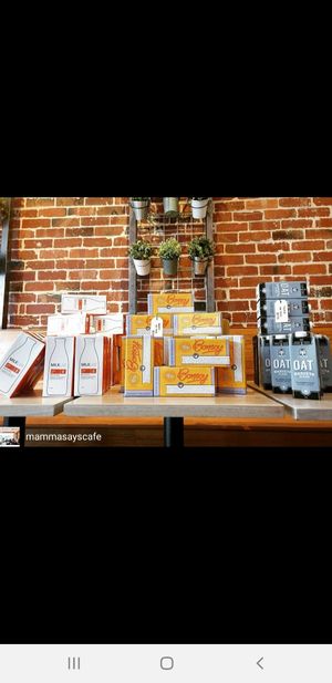 Plant milks at Mamma Says in Fairfield