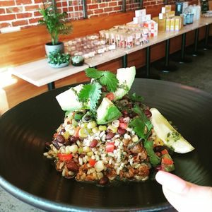 Vegan Mexi salad at Mamma Says in Fairfield