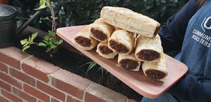 Vegan Sausage Rolls at Mamma Says in Fairfield