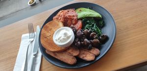 Vegan Big Breakfast at Mamma Says in Fairfield
