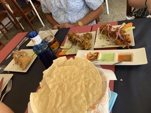 Entrees  at Goa in Peniscola