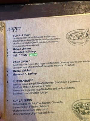 Menu 1 at Golden Choice in Berlin