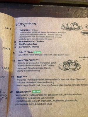 Menu 7 at Golden Choice in Berlin