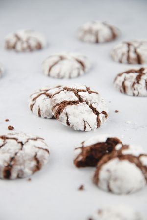 Chocolate crinkles at Végourmandises in Memmelshoffen