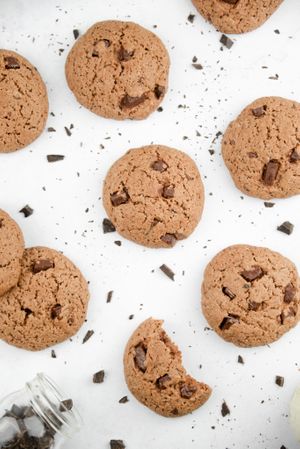 All-chocolate cookies at Végourmandises in Memmelshoffen